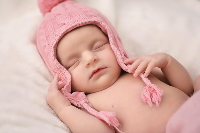 newborn, baby, girl, pink, hat, cute, blanket, new, newborn baby, infant, child, caucasian, little, adorable, young, nature, family, small, portrait, kid, life, sweet, childhood, face, innocence, skin, love, one, sleep, human, sleeping, soft, happy, healthy, winter, snow